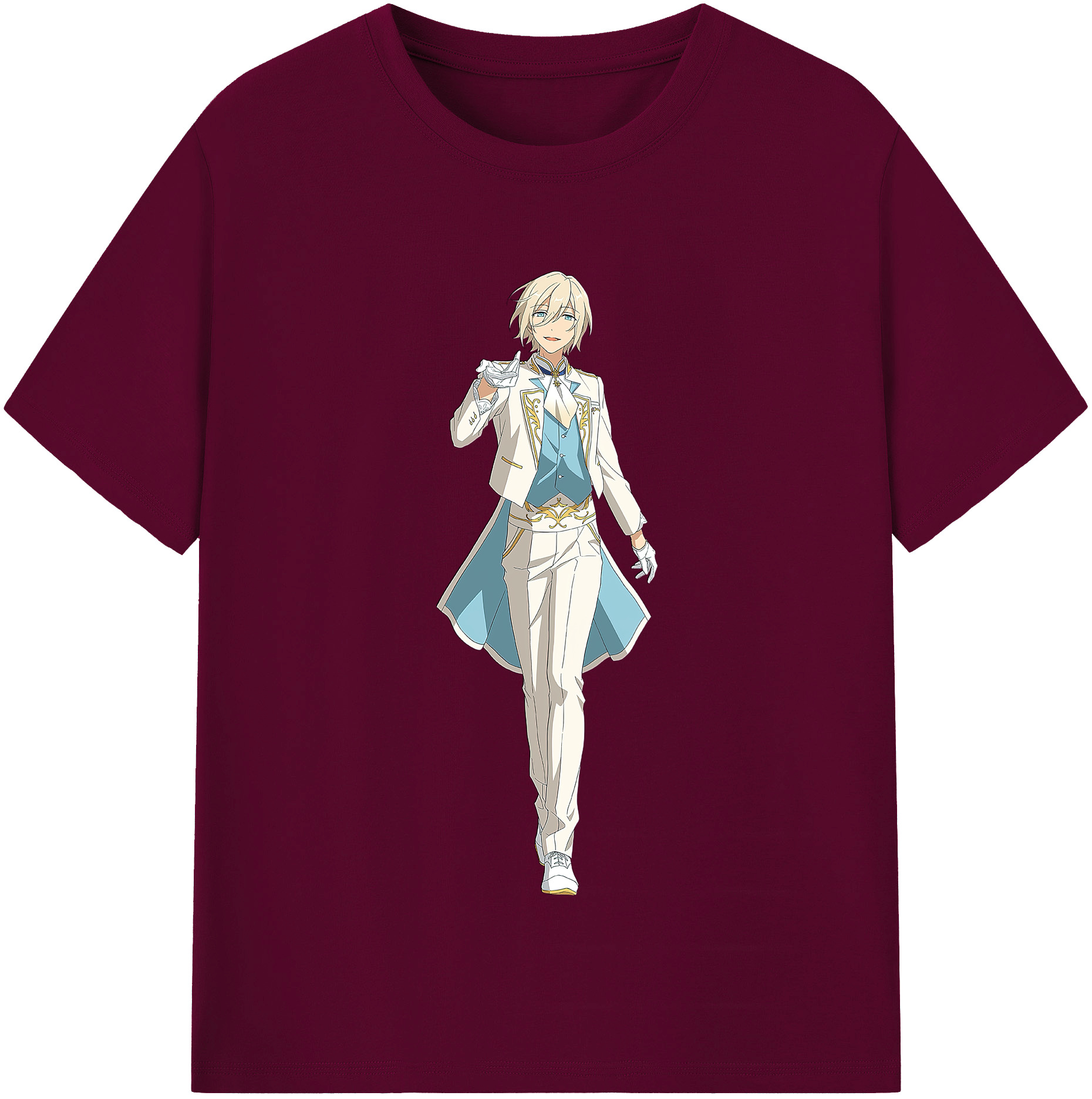 （画像用） あんさんぶるスターズ! Ensemble Stars レディースカジュアルプリントTシャツ（綿100％）